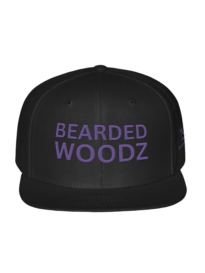 Bearded Woodz Snapback (Purple Embroidery) product image (1)