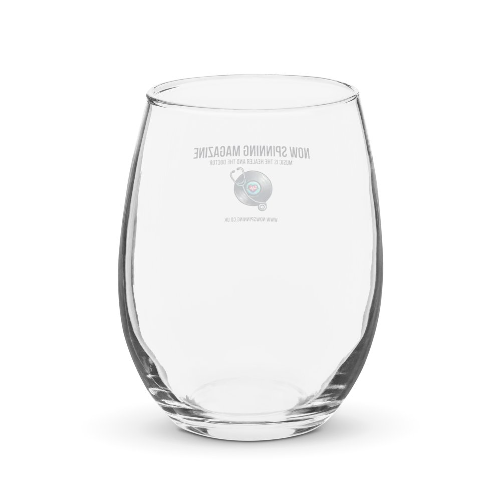 Now Spinning Magazine Wine Glass product image (2)