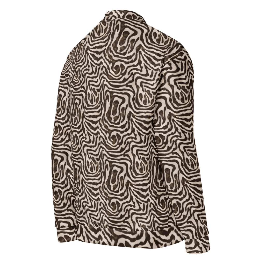 Brown Snake Bomber Jacket product image (4)