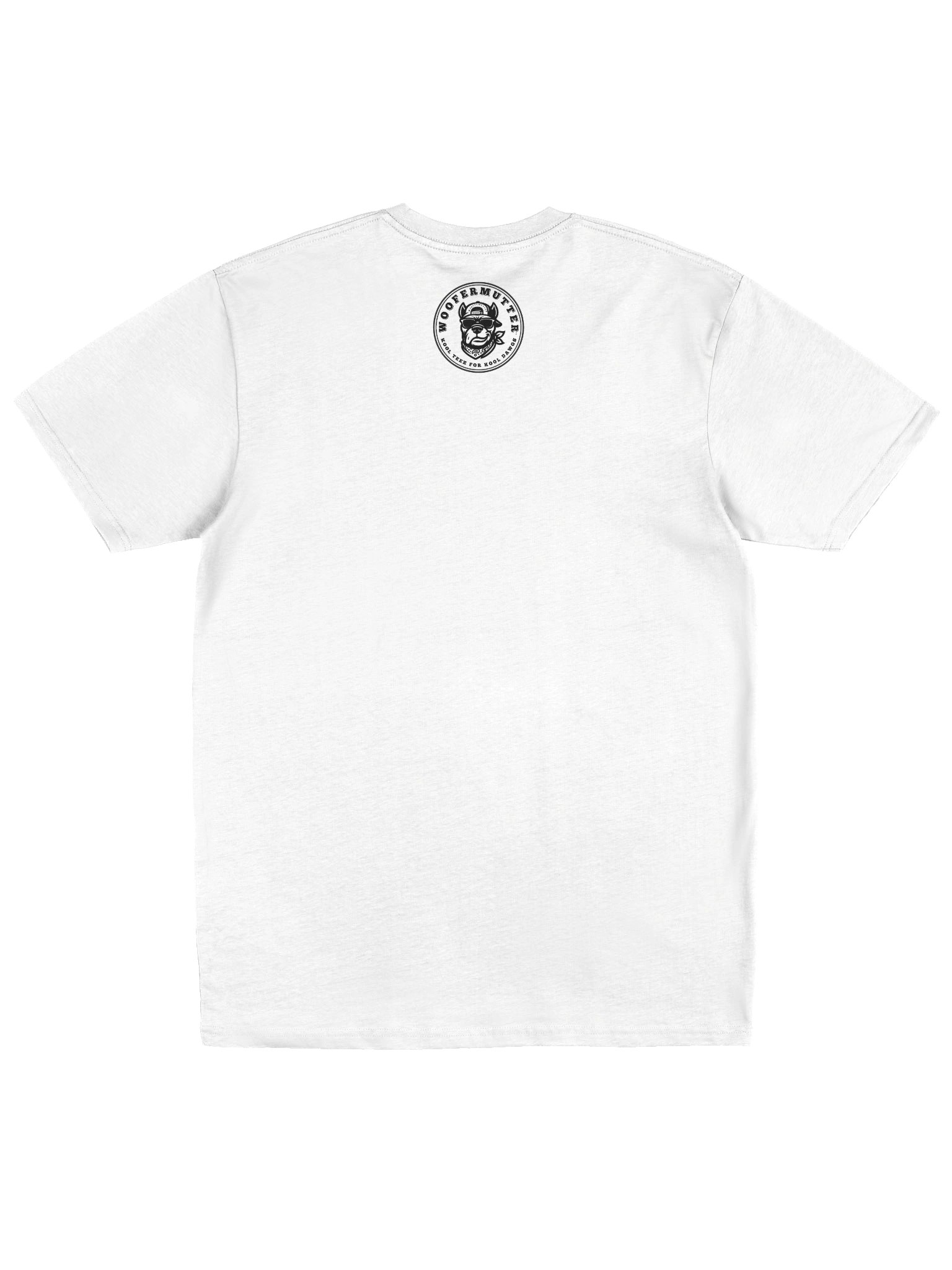 WooferMutter Men’s Premium Heavyweight White Tee product image (6)
