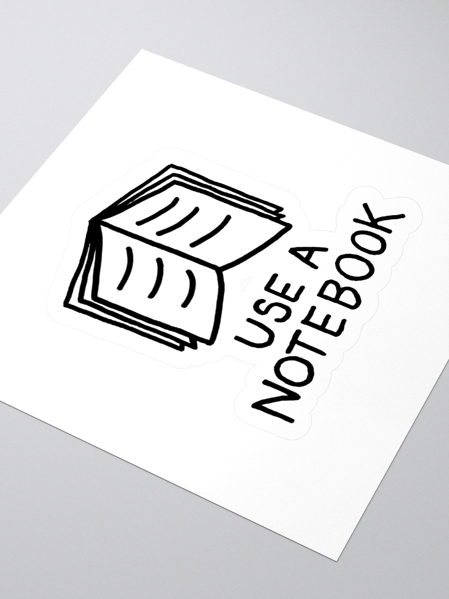 Use A Notebook Sticker! product image (4)