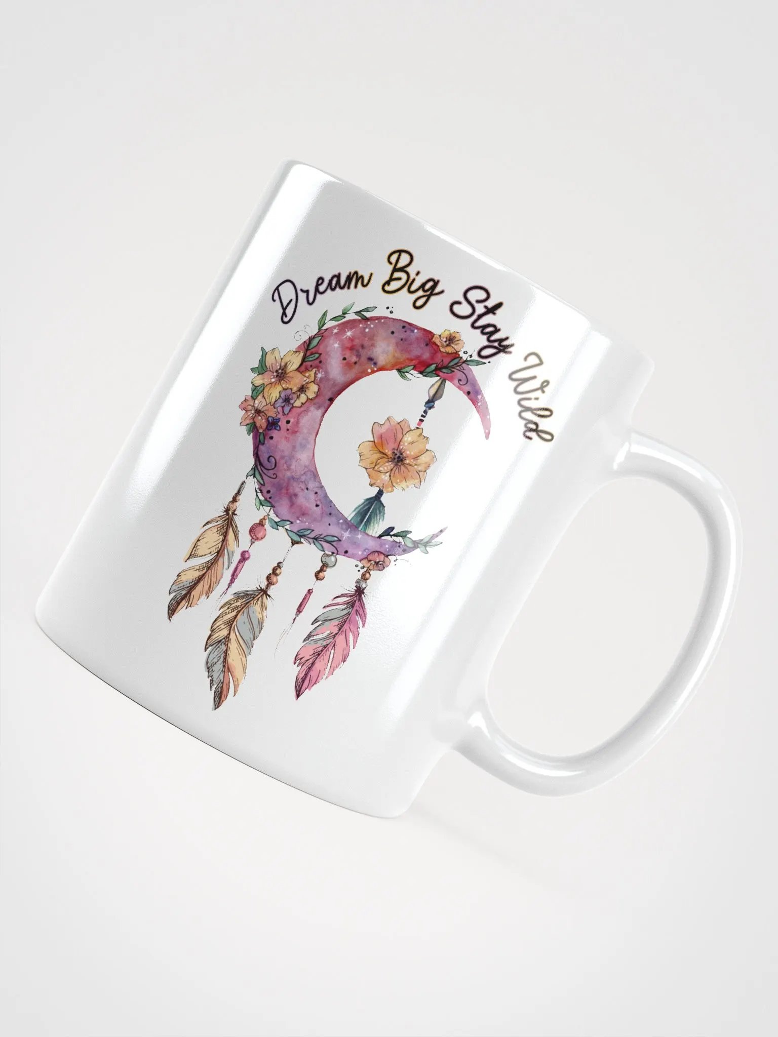 Dream Big Stay Wild White Mug product image (4)