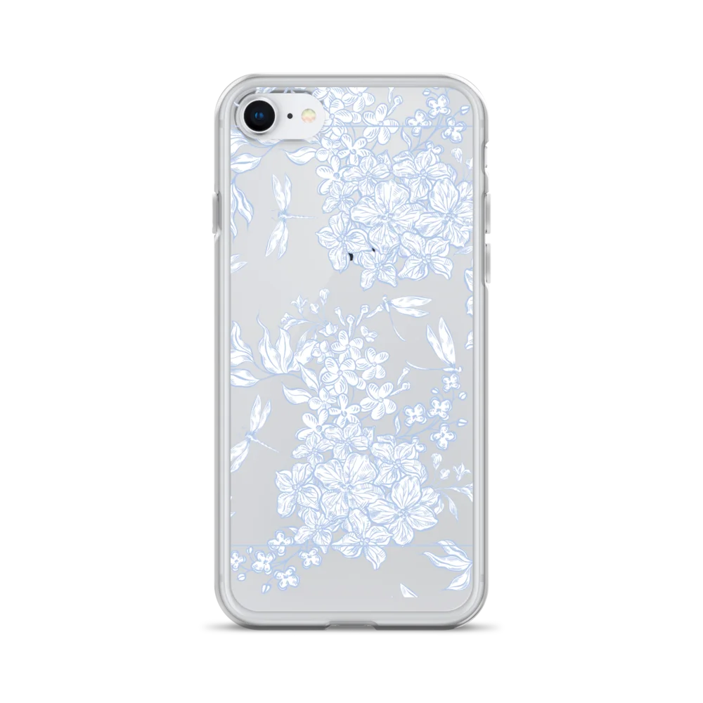Blue Blossom iPhone Clear Case product image (28)