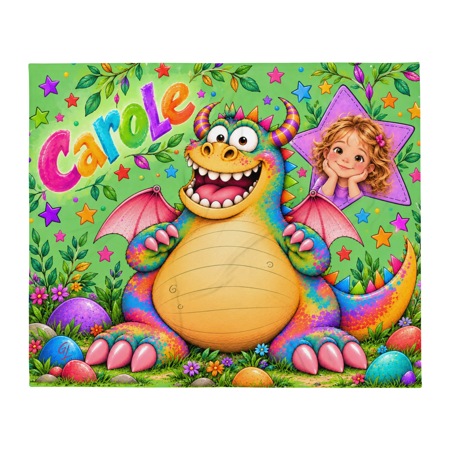 CHUBBY LE DRAGON : PLAID PERSONNALISABLE product image (1)