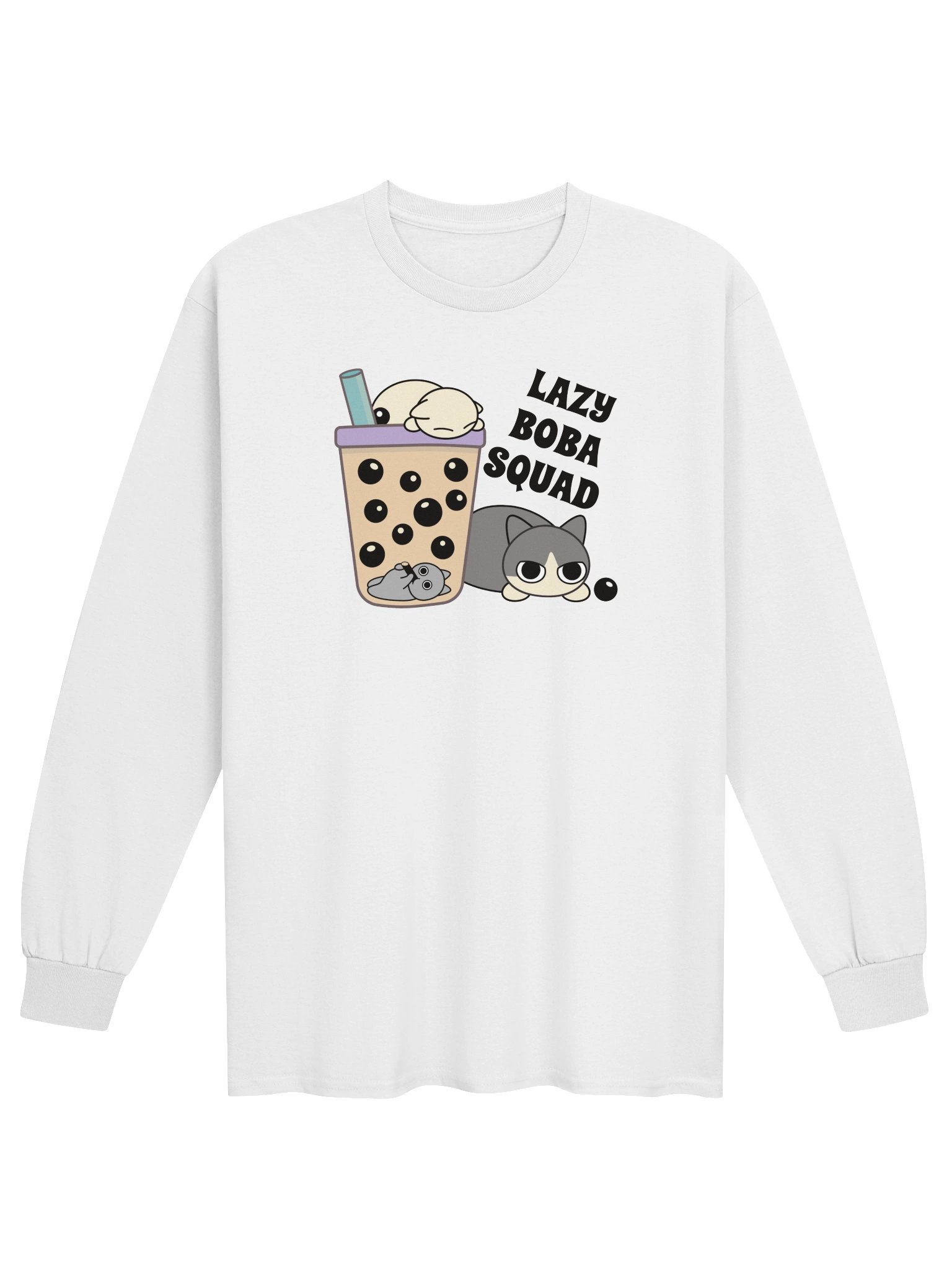 Boba Cat - Unisex Adult Long Sleeve T-shirt product image (22)