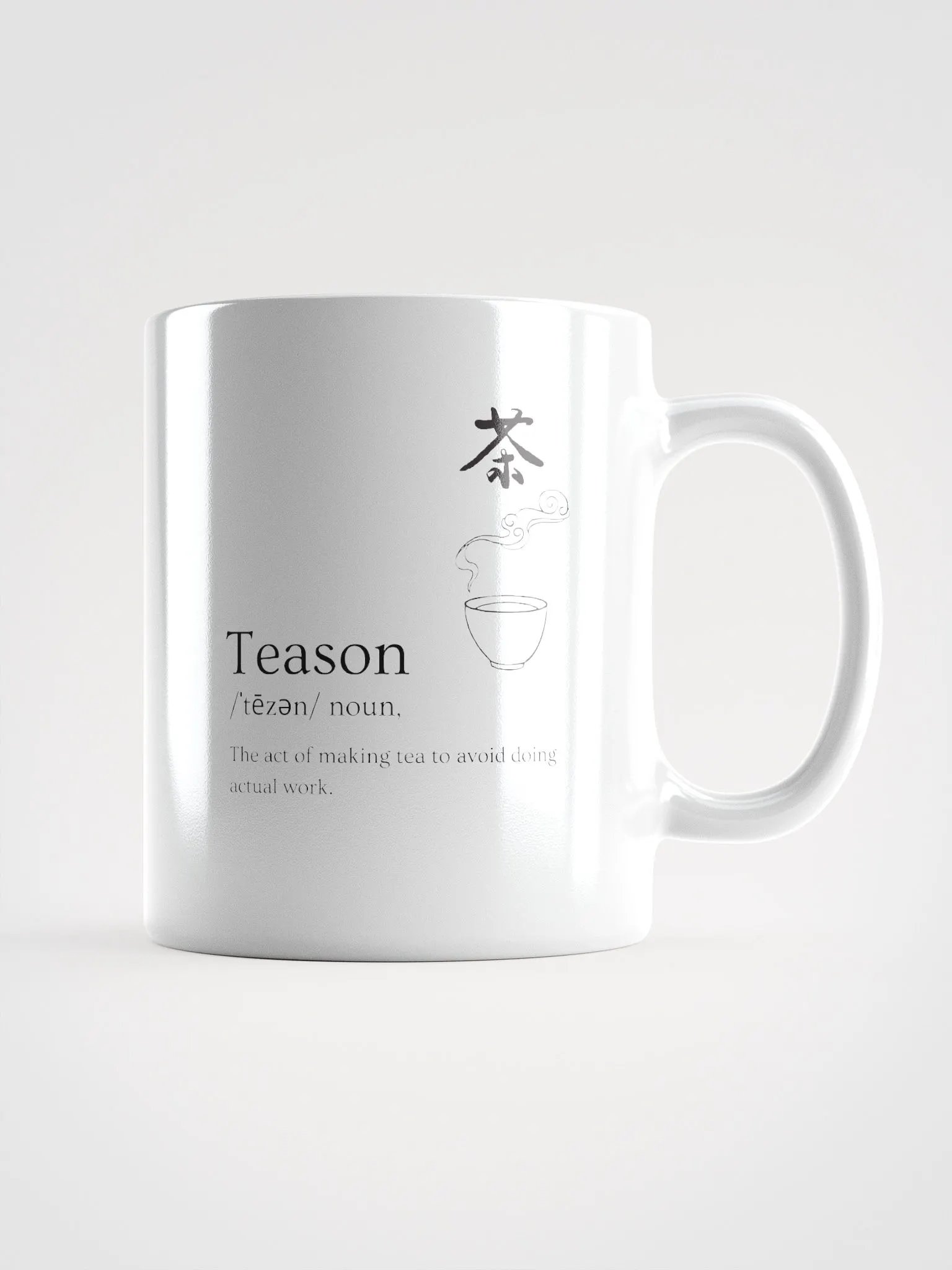 Blossom Brew White Glossy Mug product image (2)