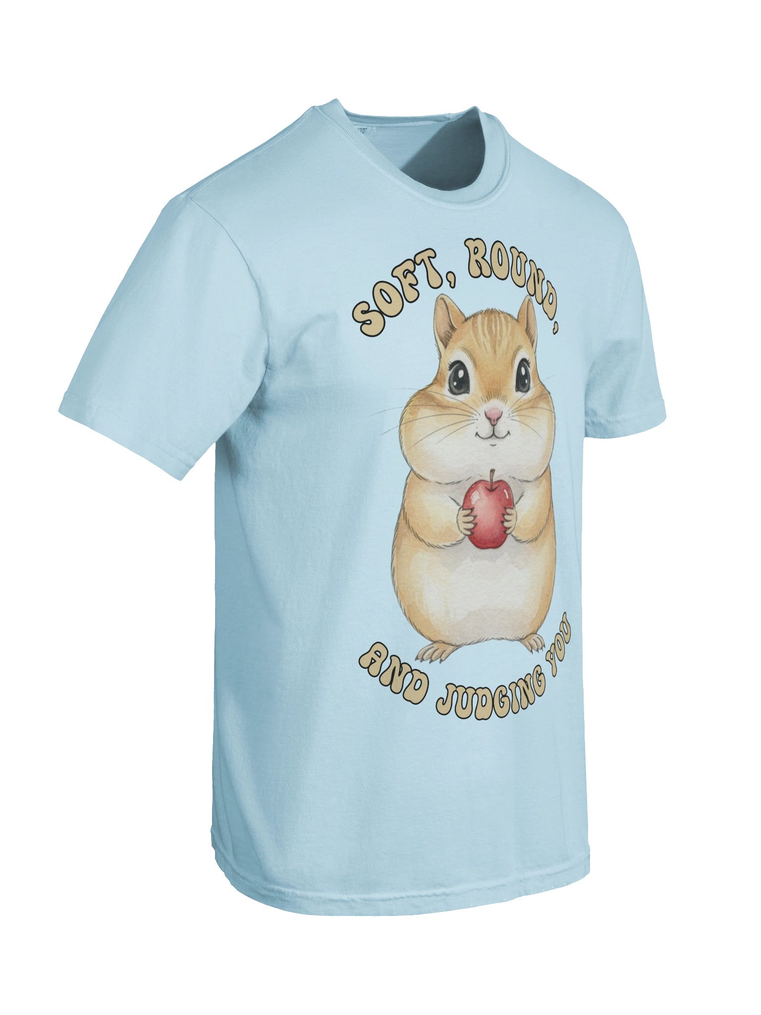 Soft, Round & Judging Hamster Apple Tee product image (7)