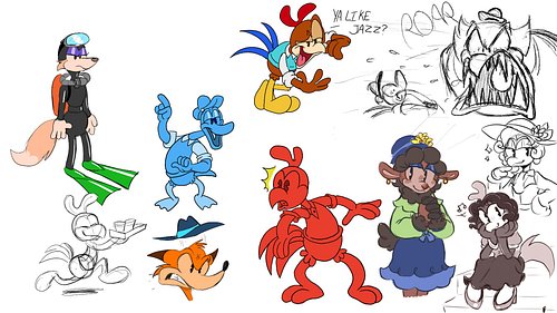 Weekly Meeting Team Drawing -

Thank you to the contributing artists:
@belugatoons, @toonycryptid @mbthomas_33 @jenny.butler9...