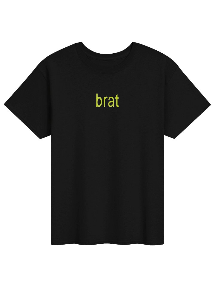 Charli XCX Brat Double-Sided Dark Wash T-Shirt product image (1)