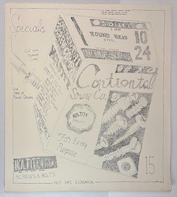 Machine Screws (1992) Unframed Original (54" x 50") product image (1)