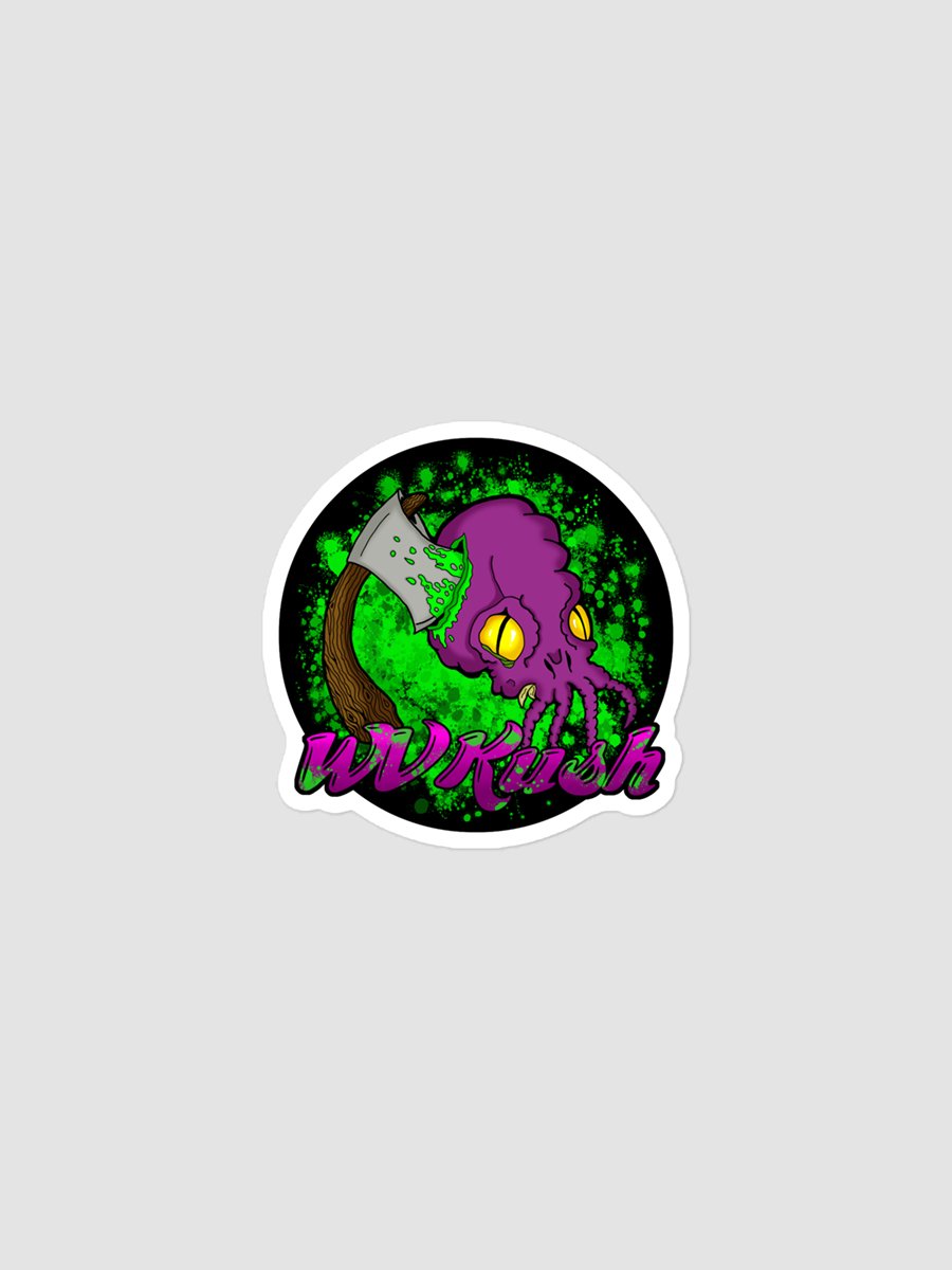 WVKush Cthulhu Logo Sticker product image (1)