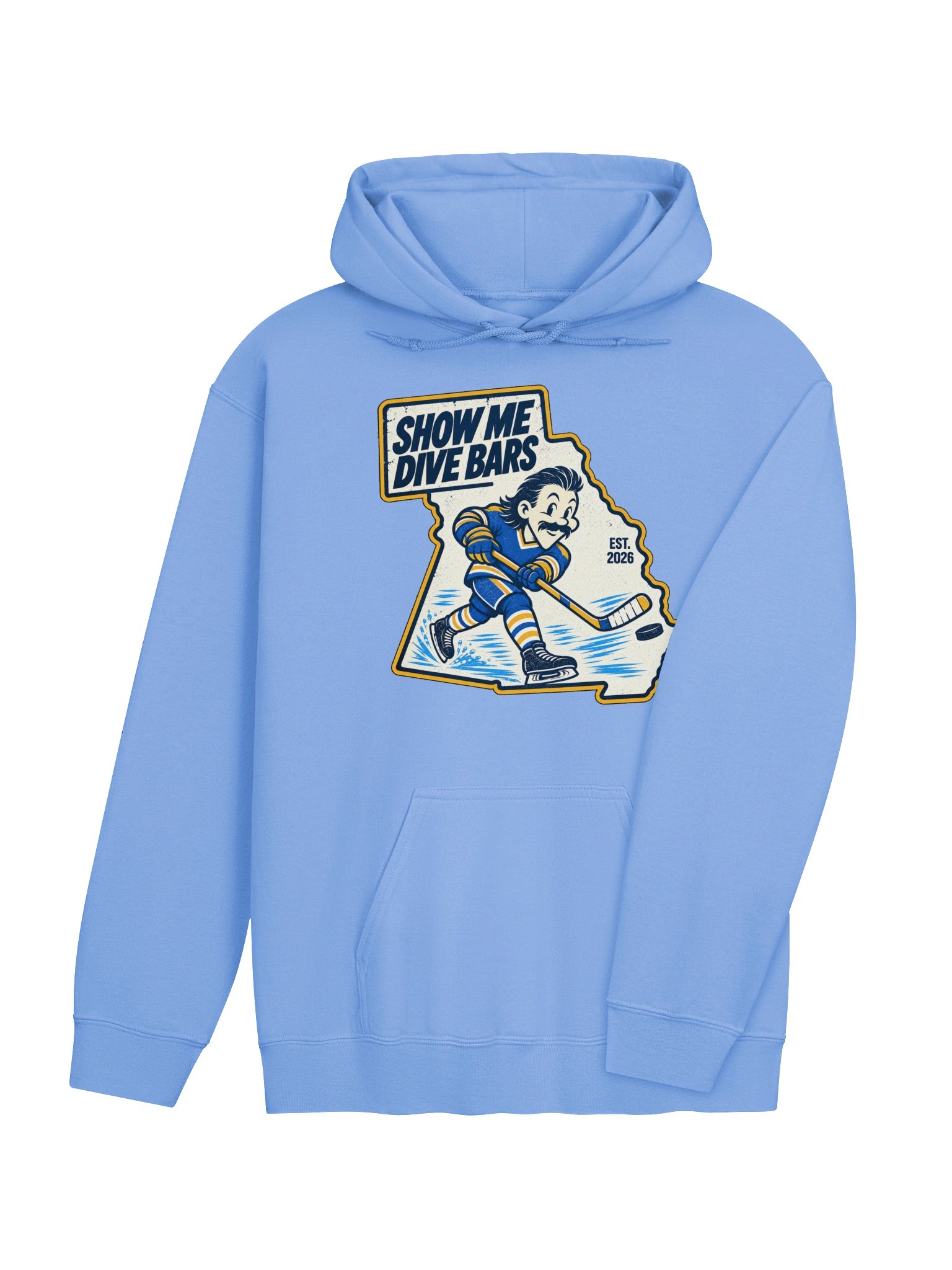Slap Shot Earl Hoodie - Powder Blue product image (4)