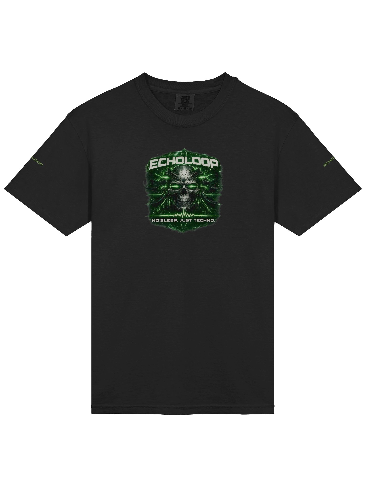 EchoLoop Cyber Skull T-Shirt | Underground Techno Edition ⚡ product image (21)