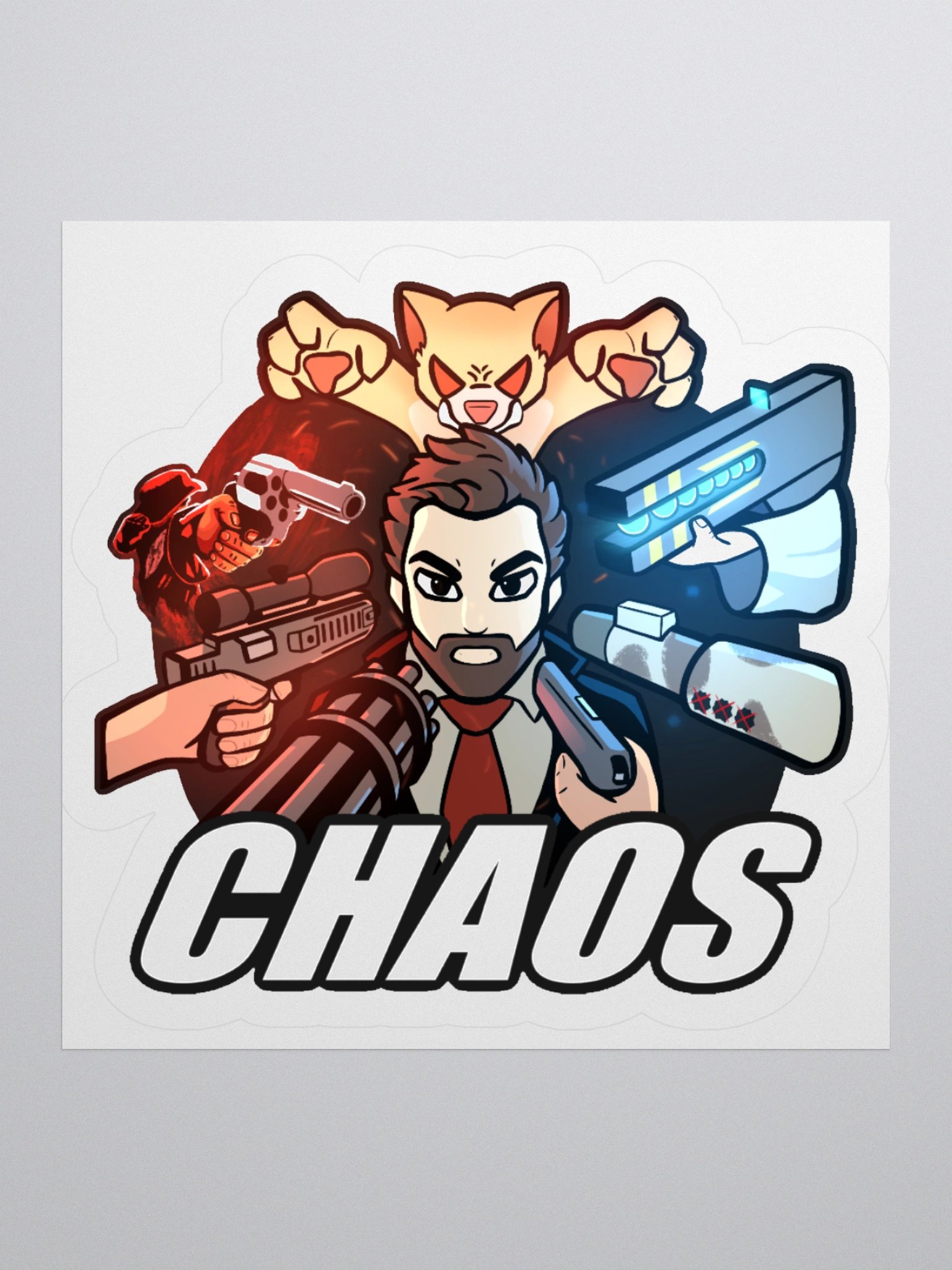 Surrounded by Chaos Sticker product image (2)