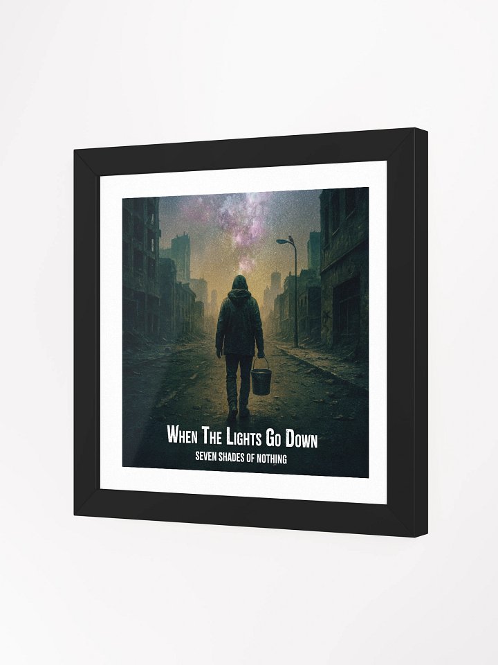 When The Lights Go Down | Original Single Artwork – Framed High-Quality Matte Poster product image (2)