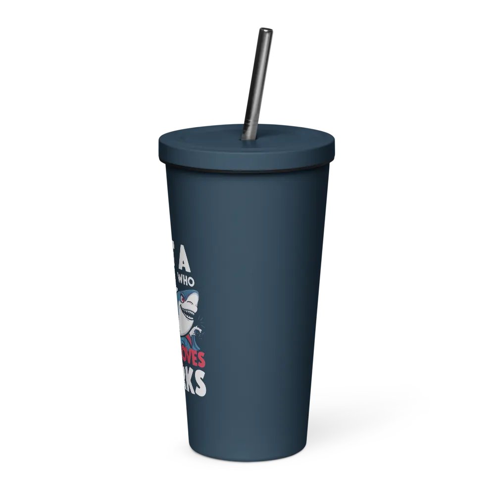 Splashy Shark Insulated Tumbler product image (7)