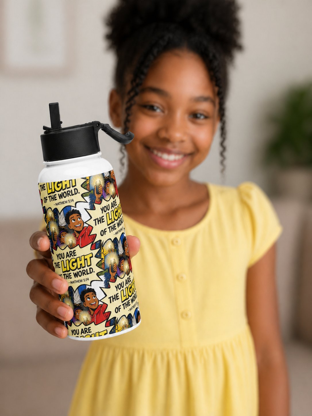 Light of the World 32 oz. Stainless Steel Water Bottle product image (2)