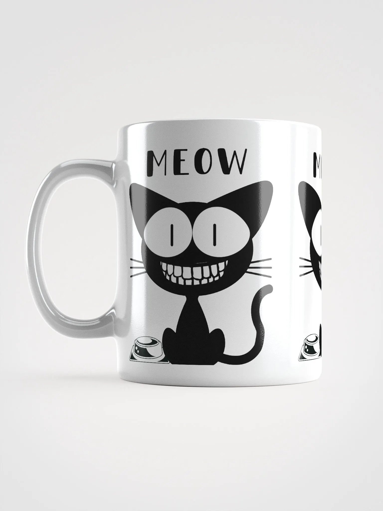 SMILING BLACK CAT, MEOW product image (18)
