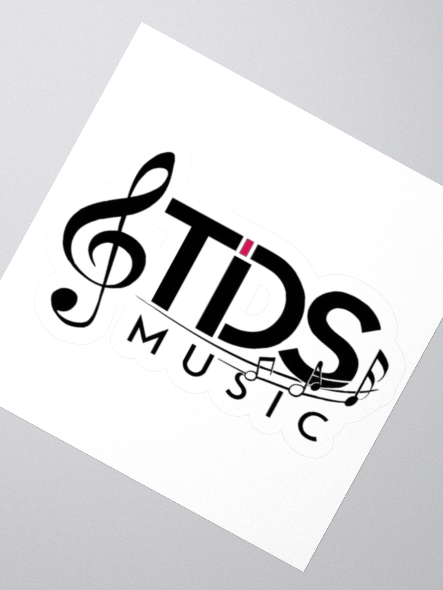 Exclusive TDS MUSIC Logo Sticker - Premium Kiss Cut Vinyl product image (1)