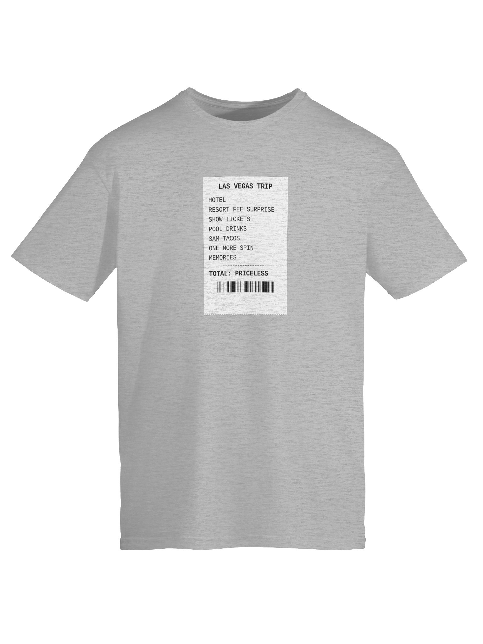 Las Vegas Trip Receipt Tee product image (9)