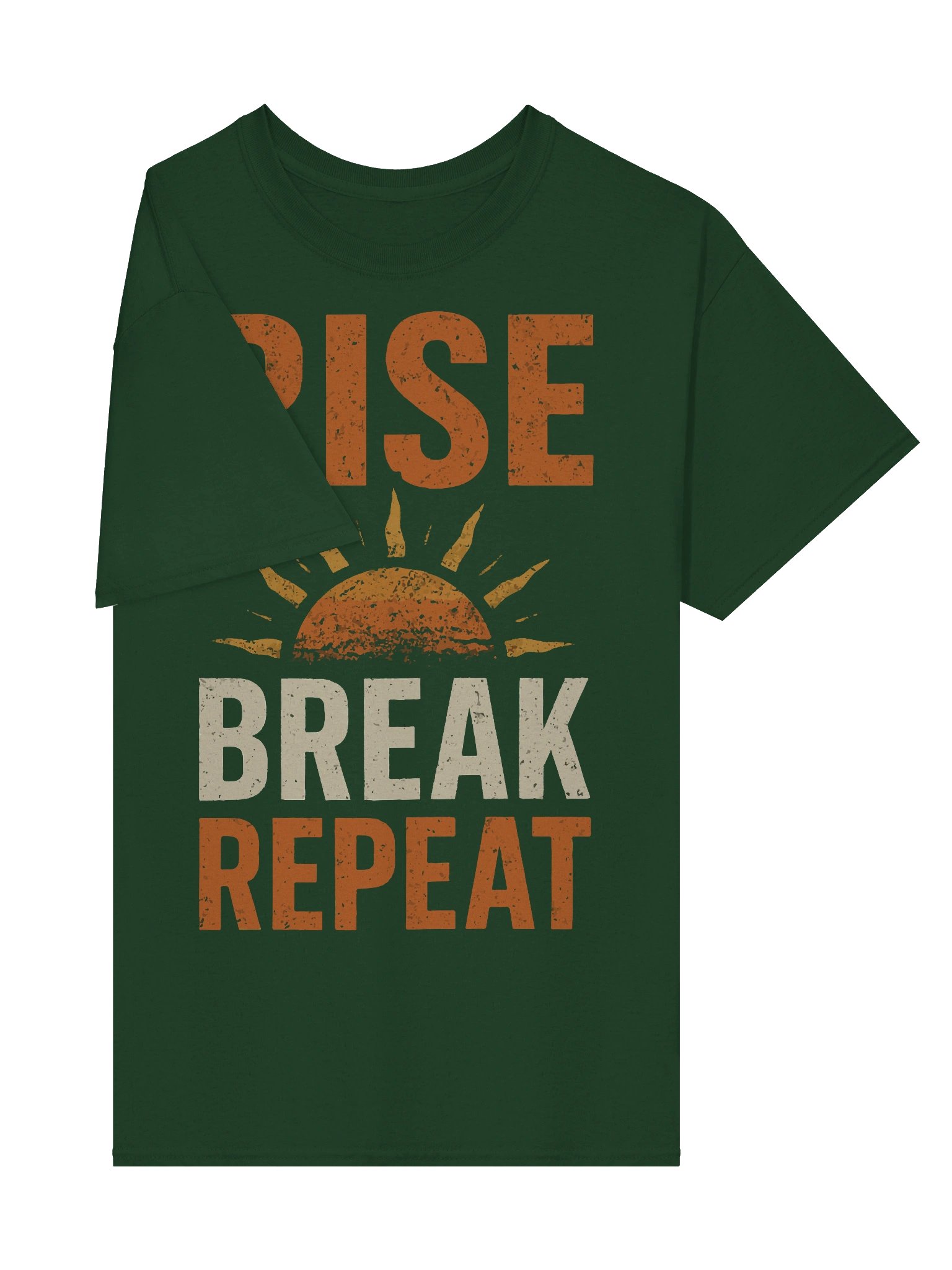 Rise • Break • Repeat – Motivational Sunrise Tee product image (4)