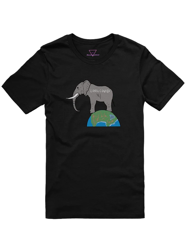 Elephant In The Room tee (Long Covid) product image (1)