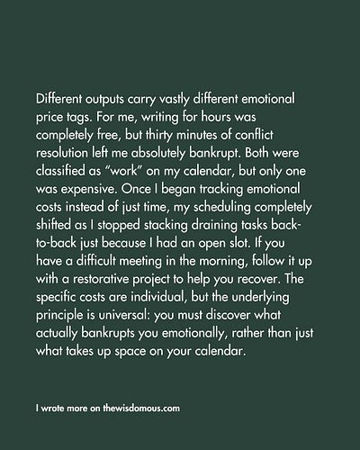There is an emotional cost to every decision and purchase that we make, and ignoring it means that we haven't really consider...