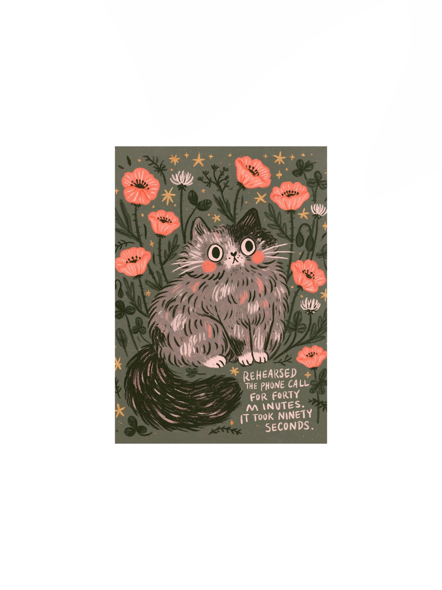 Anxious Cat poster product image (1)