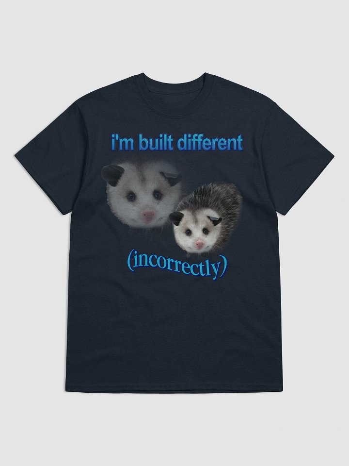 Built Different Possum T-shirt product image (109)
