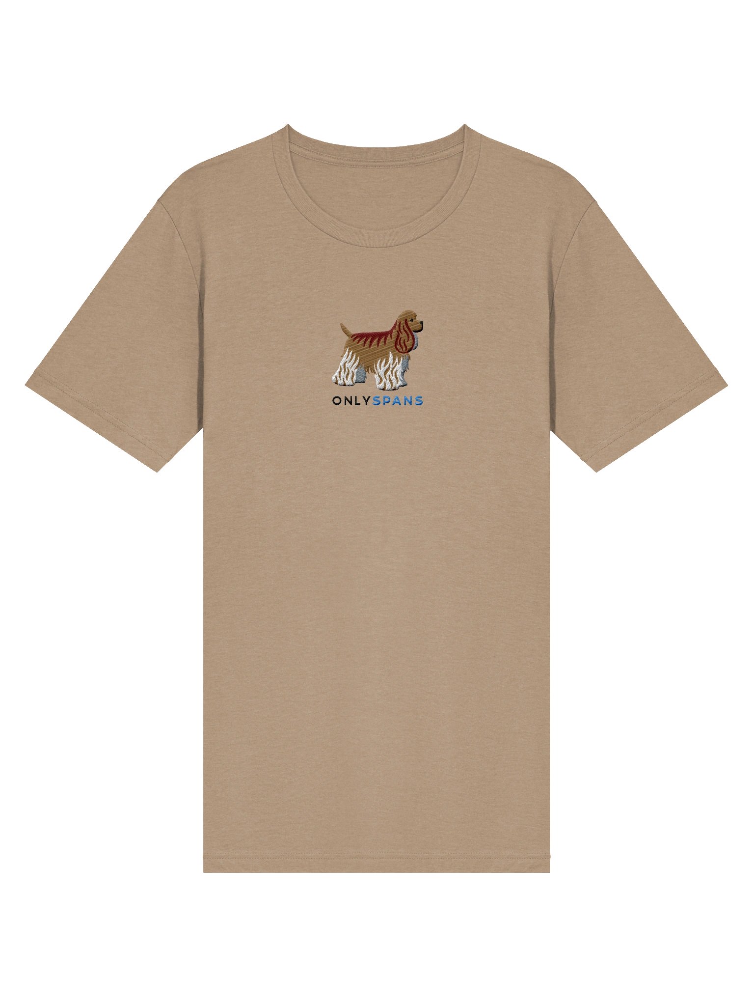 Only Spans T-Shirt(Embroidered) of an American Cocker Spaniel(Fawn) product image (63)