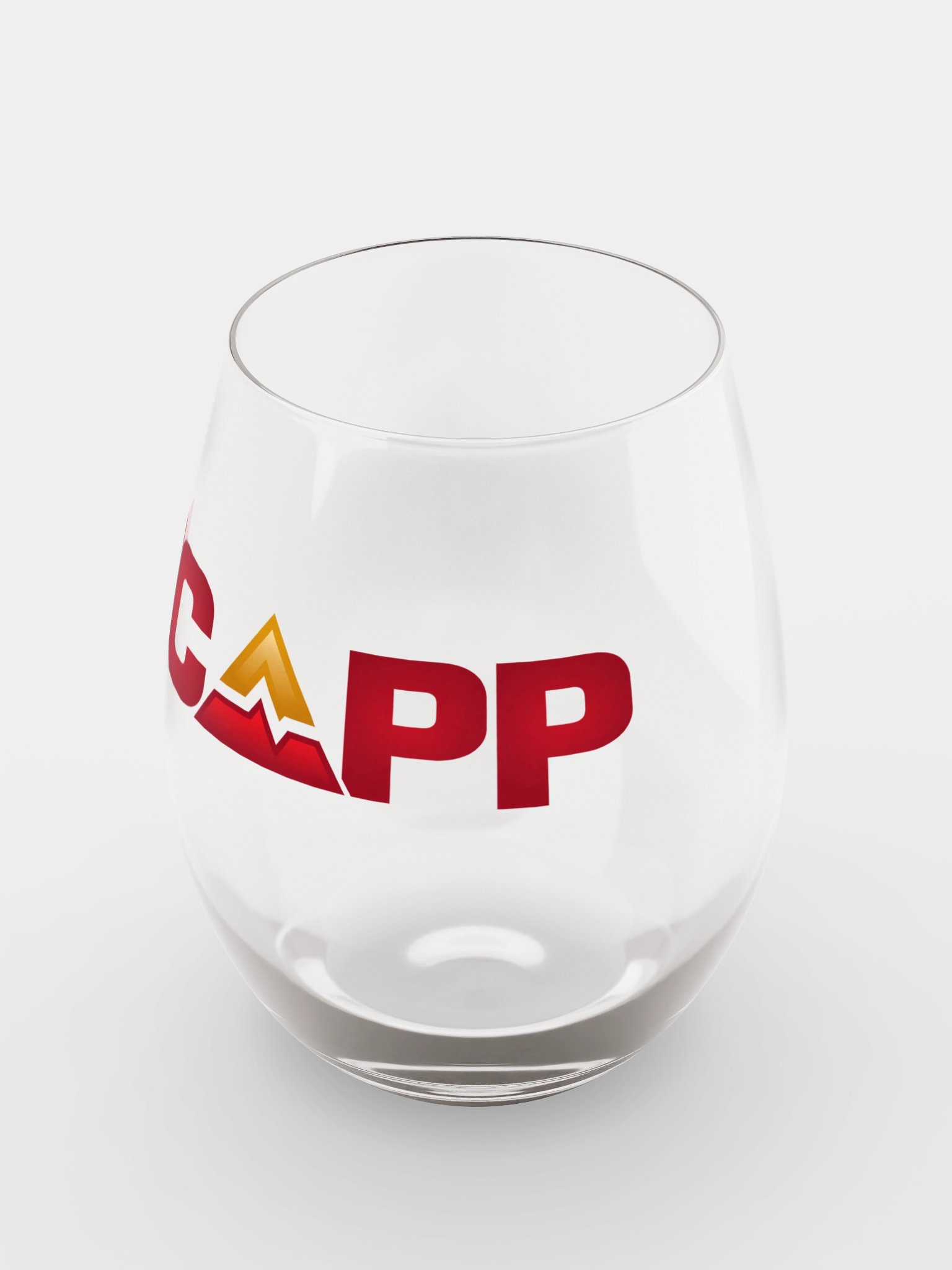ICAPP Logo Stemless Wine Glass product image (5)