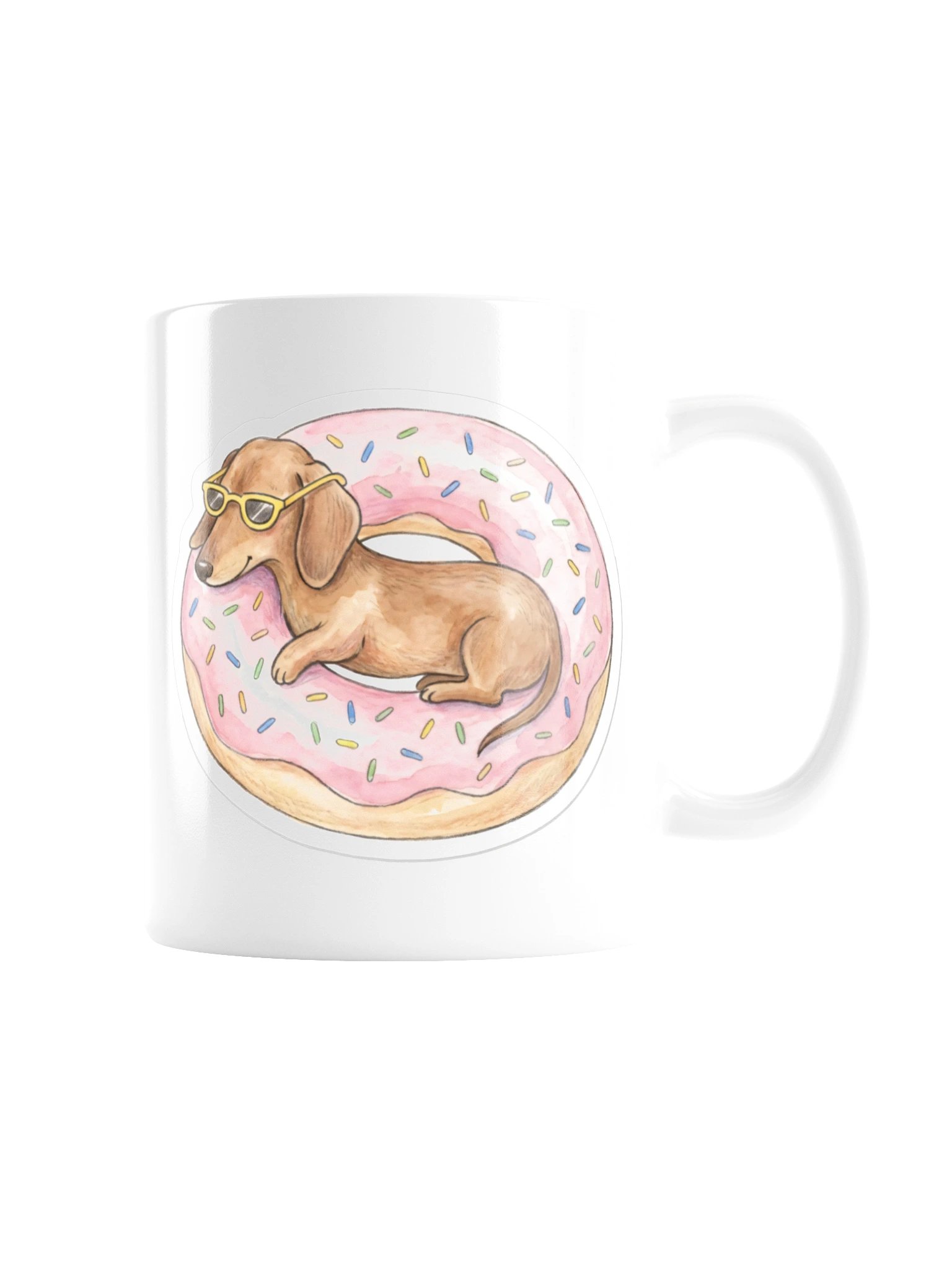 Donut Float Doxie Mug product image (3)