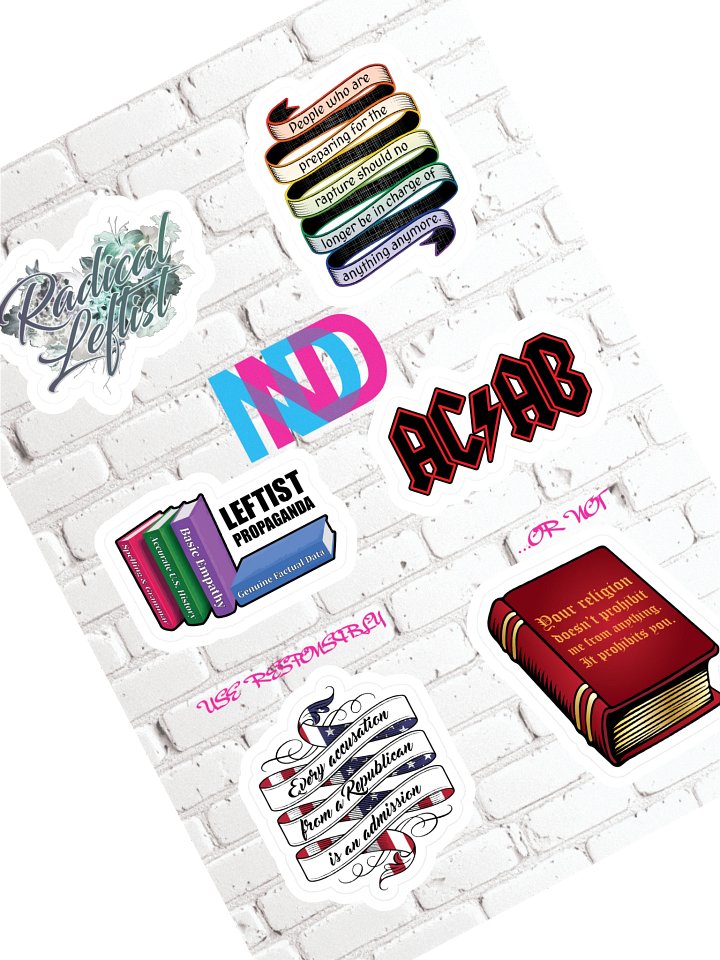 Leftist Sticker Sheet product image (1)