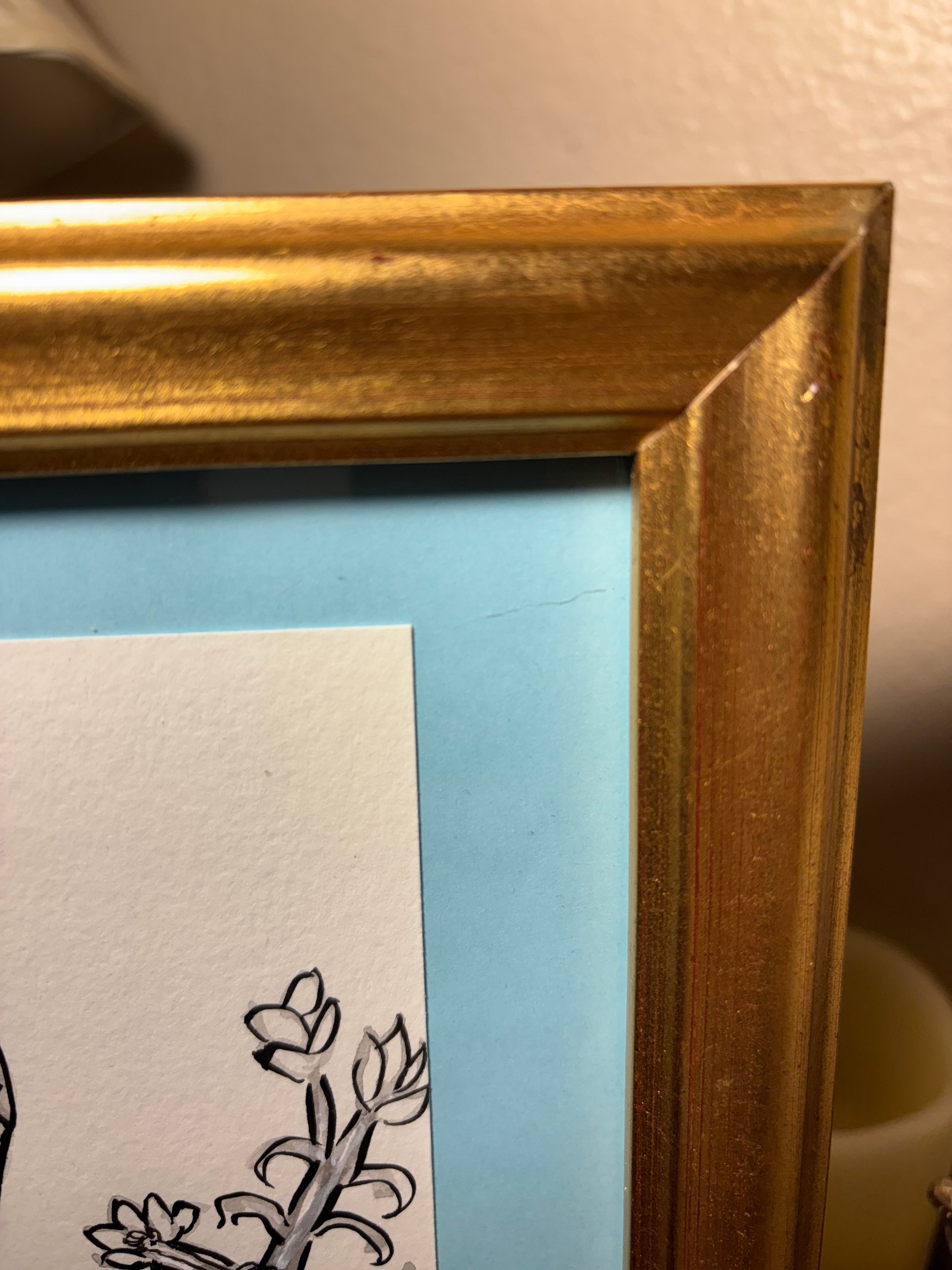 St. Catherine of Siena Framed Ink Drawing product image (10)