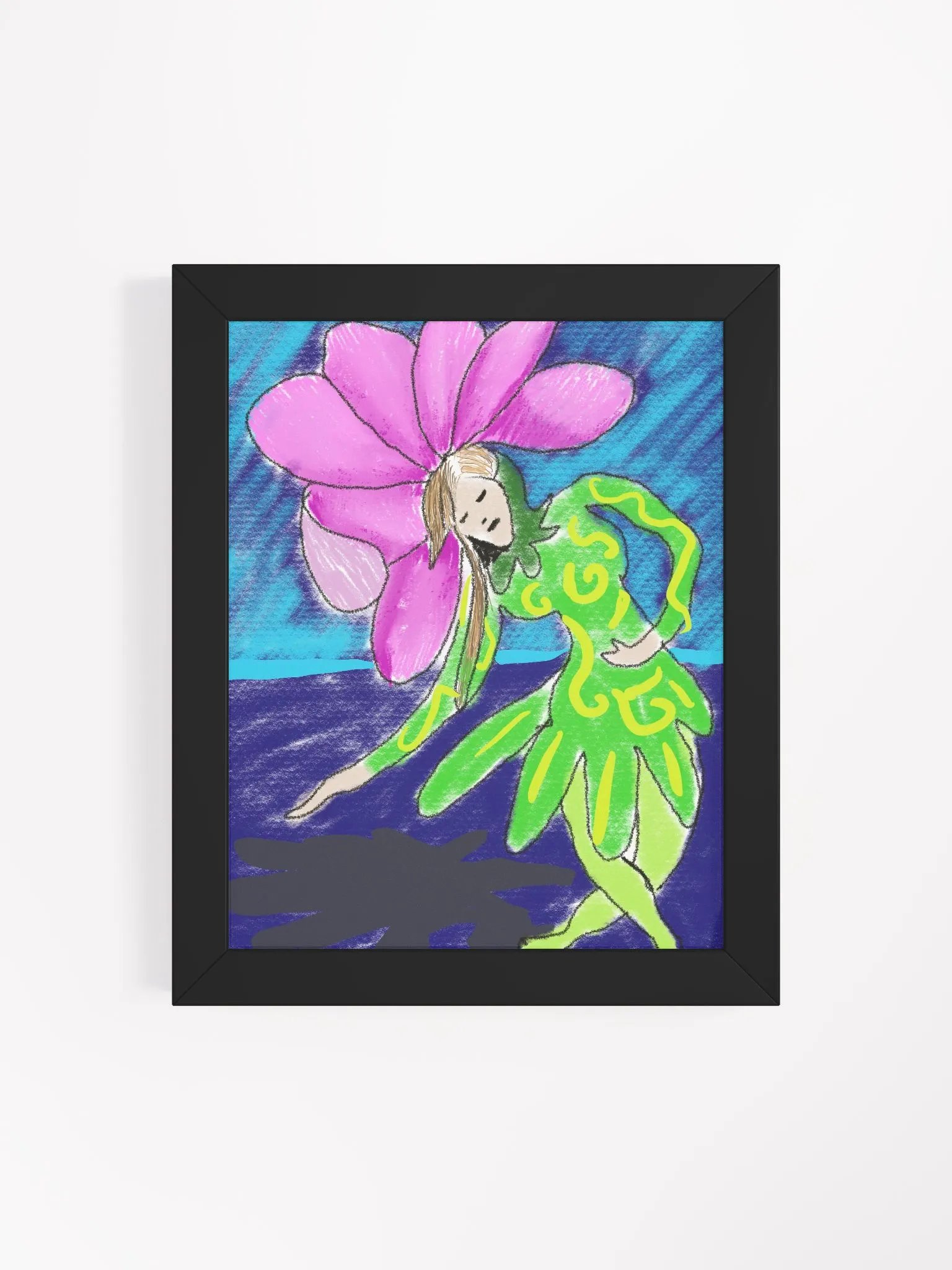 Flowergirl Dancer Framed Poster product image (66)