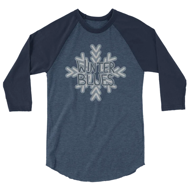 Winter Blues - Baseball Shirt product image (2)