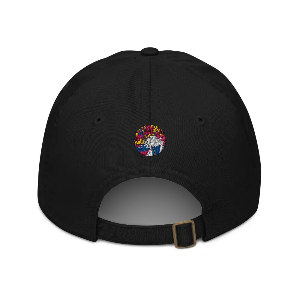 Sunburst Swirl Organic Dad Hat - Wave at Sunset product image (21)