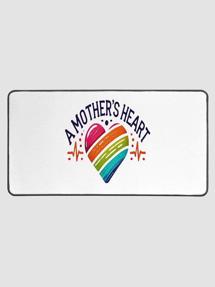 Mother's Heart Desk Mat product image (1)