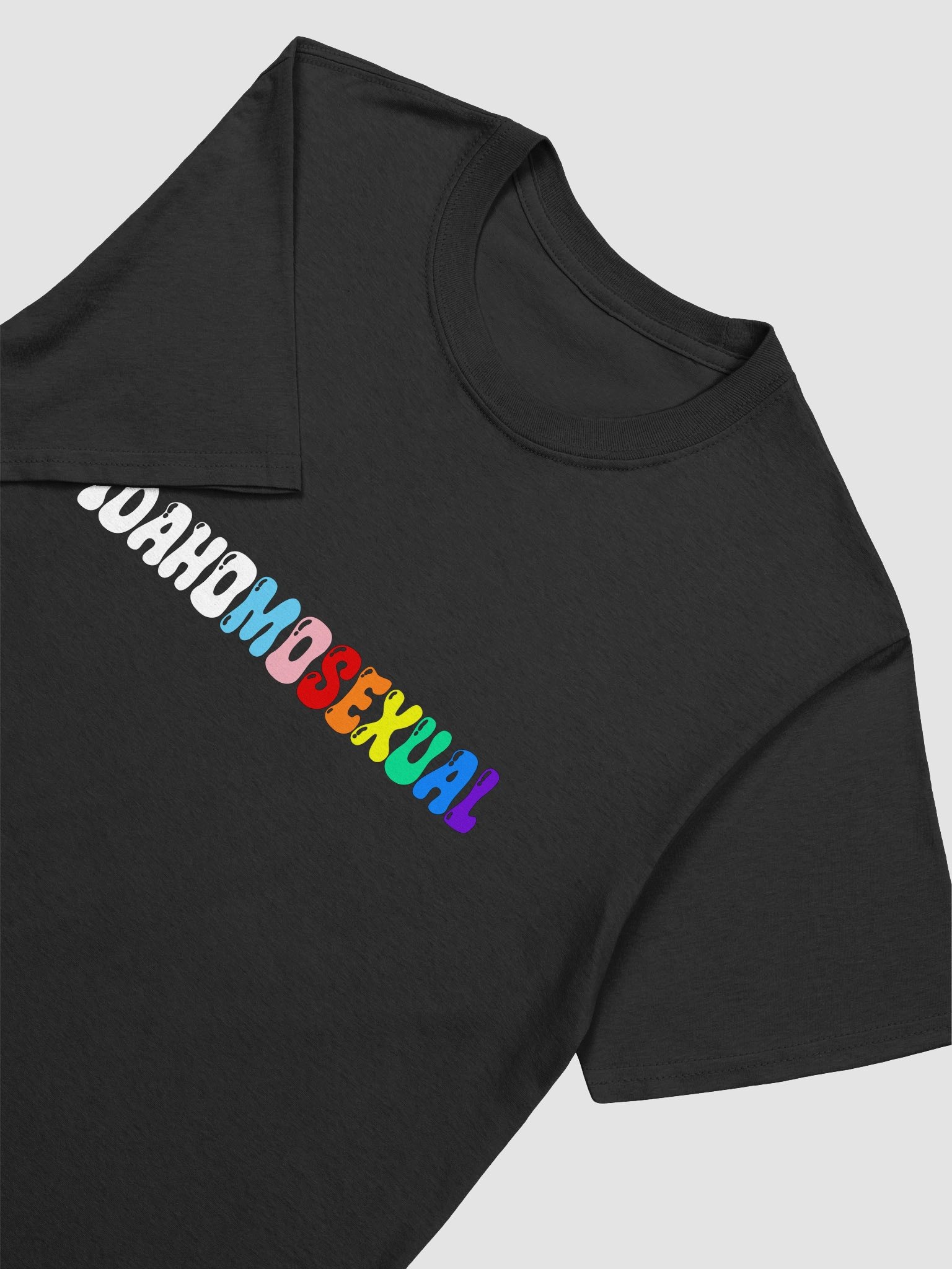 "IDAHOMOSEXUAL" dark t-shirt product image (2)