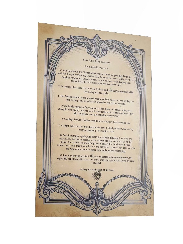 House Rules to try to survive product image (2)
