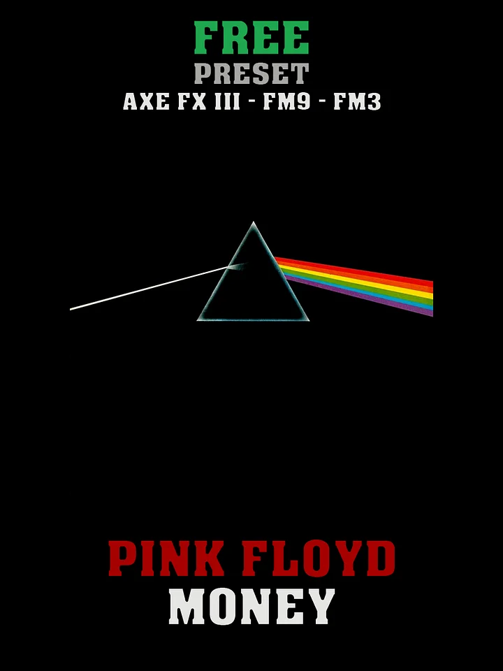 Pink Floyd - Money | Free Preset | Axe FX III - FM9 - FM3 product image (1)