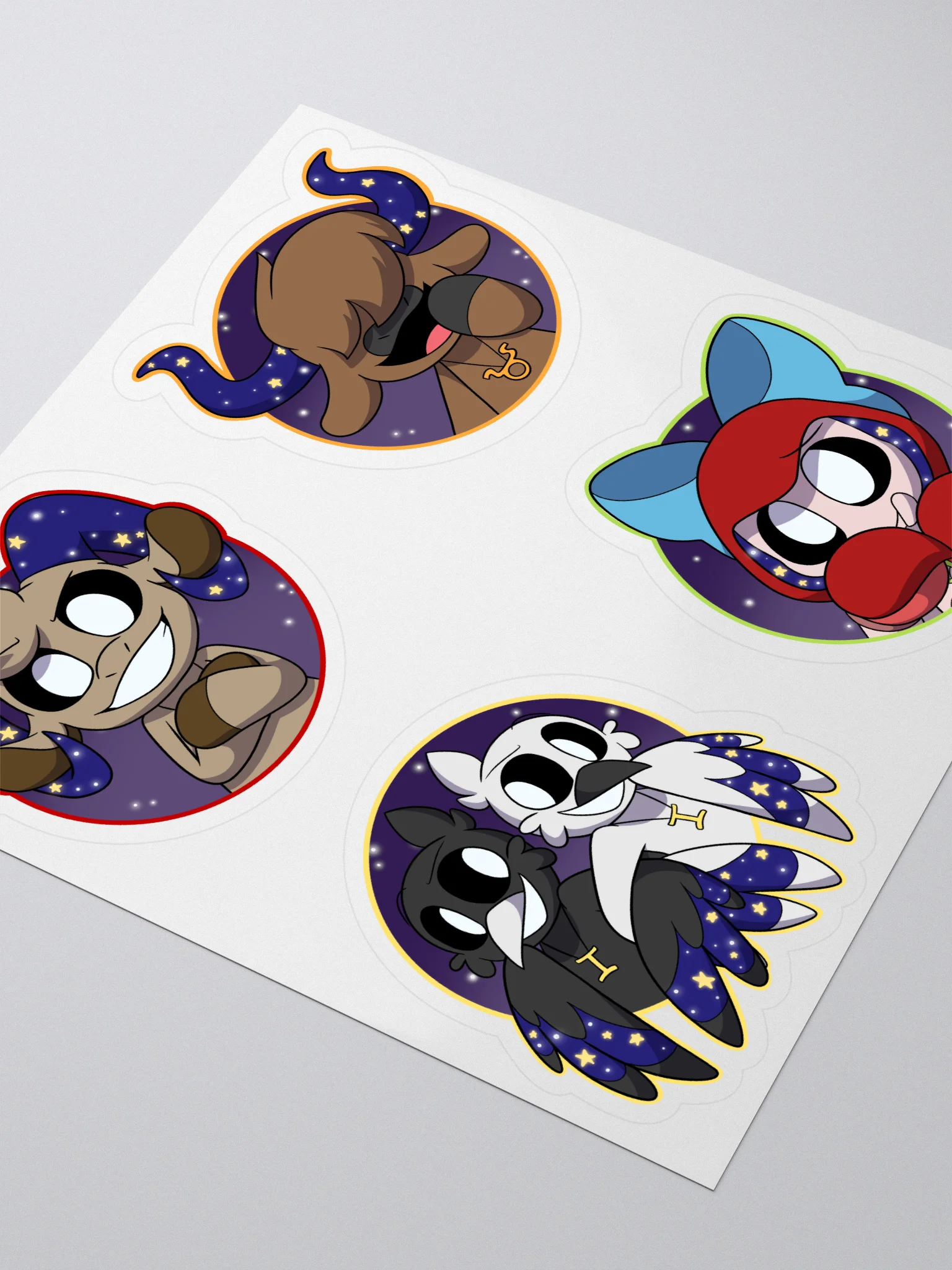 Zodiac Critters Sticker Set 1 product image (3)