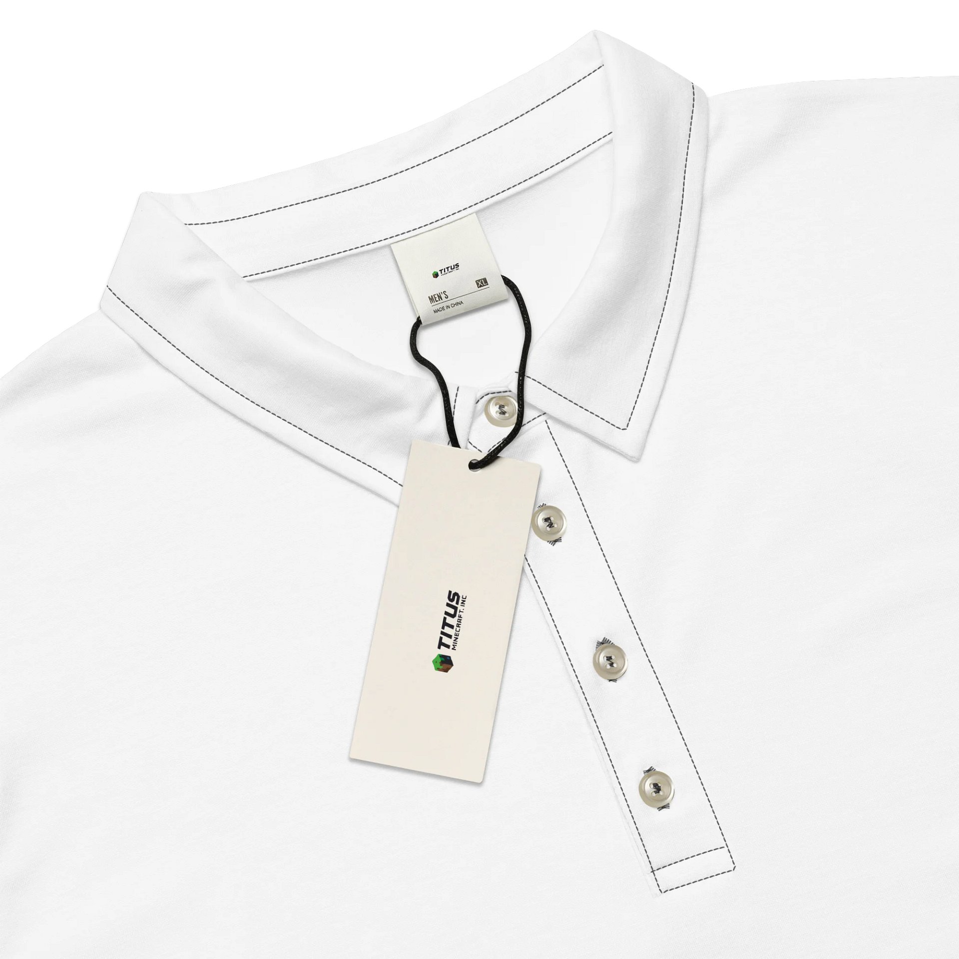 Minecraft Dirt Block Polo Shirt product image (4)