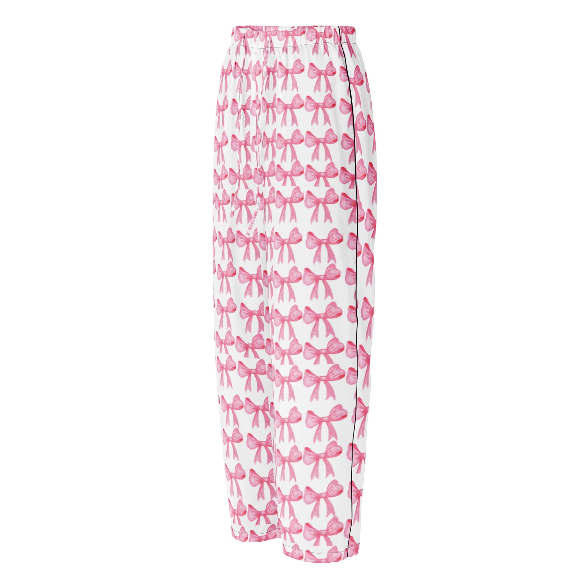Pink Bow WIDE LEG PANTS product image (1)