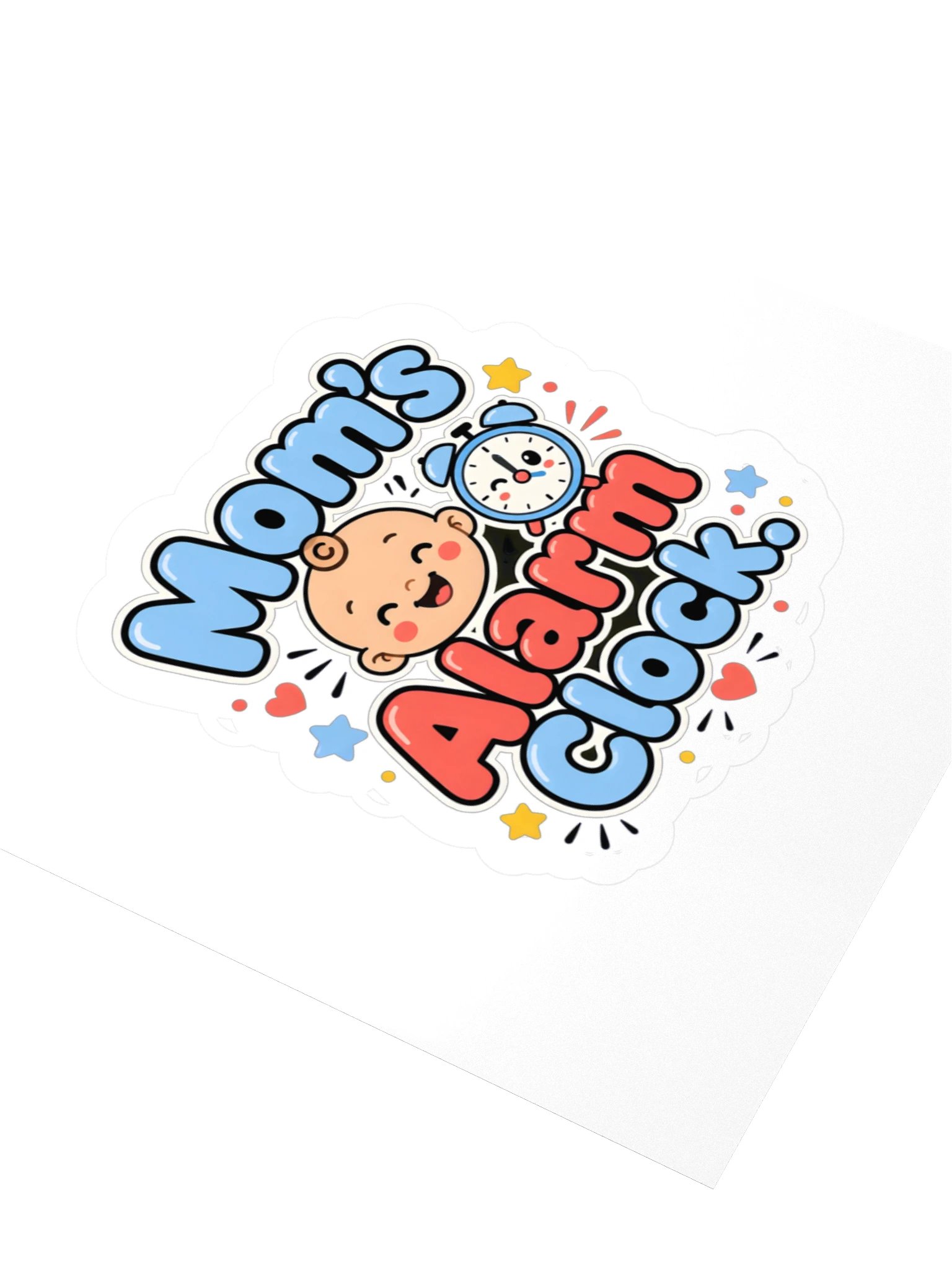 Mom's Alarm Clock Sticker product image (3)