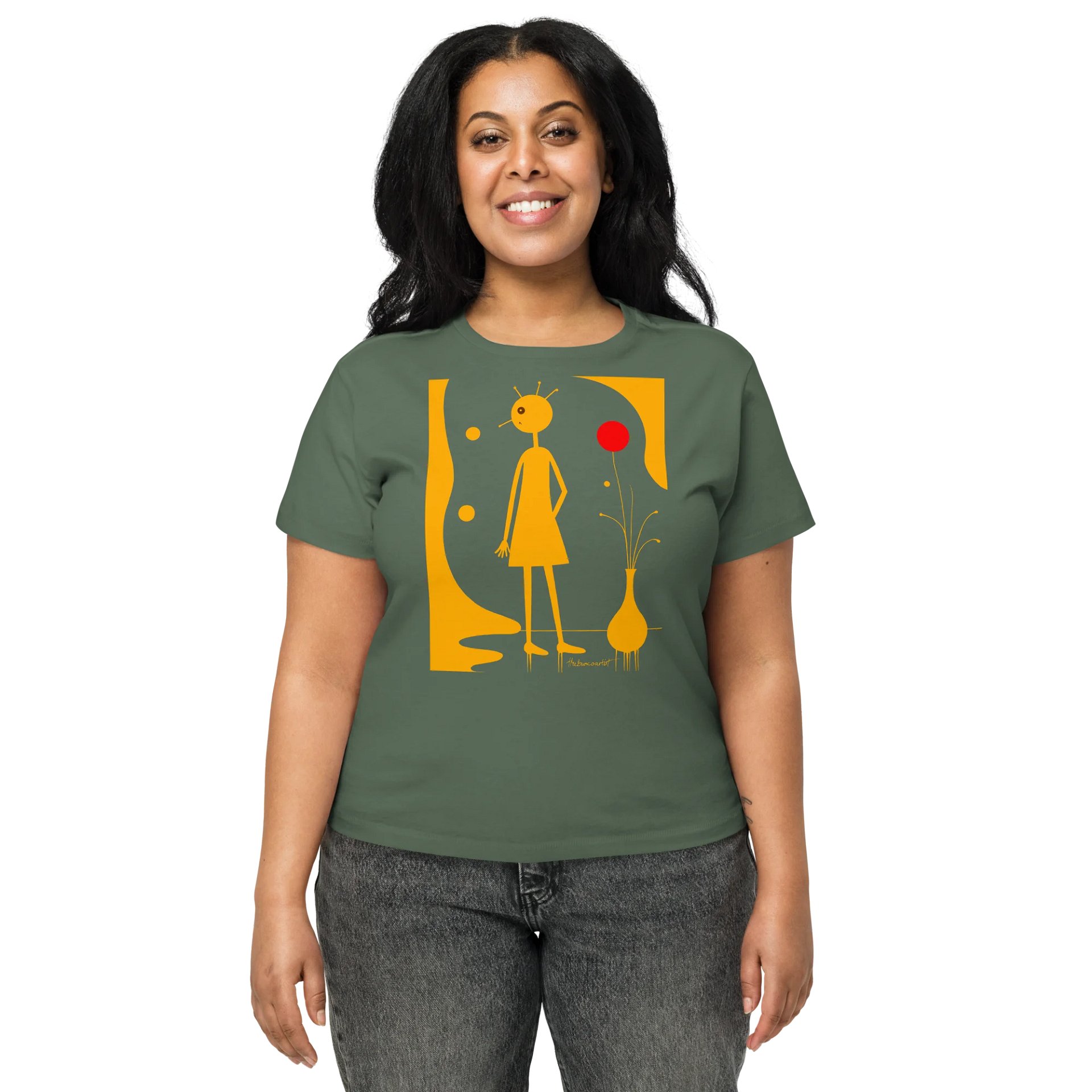Cotton Heritage Women's High-Waisted Tee product image (2)