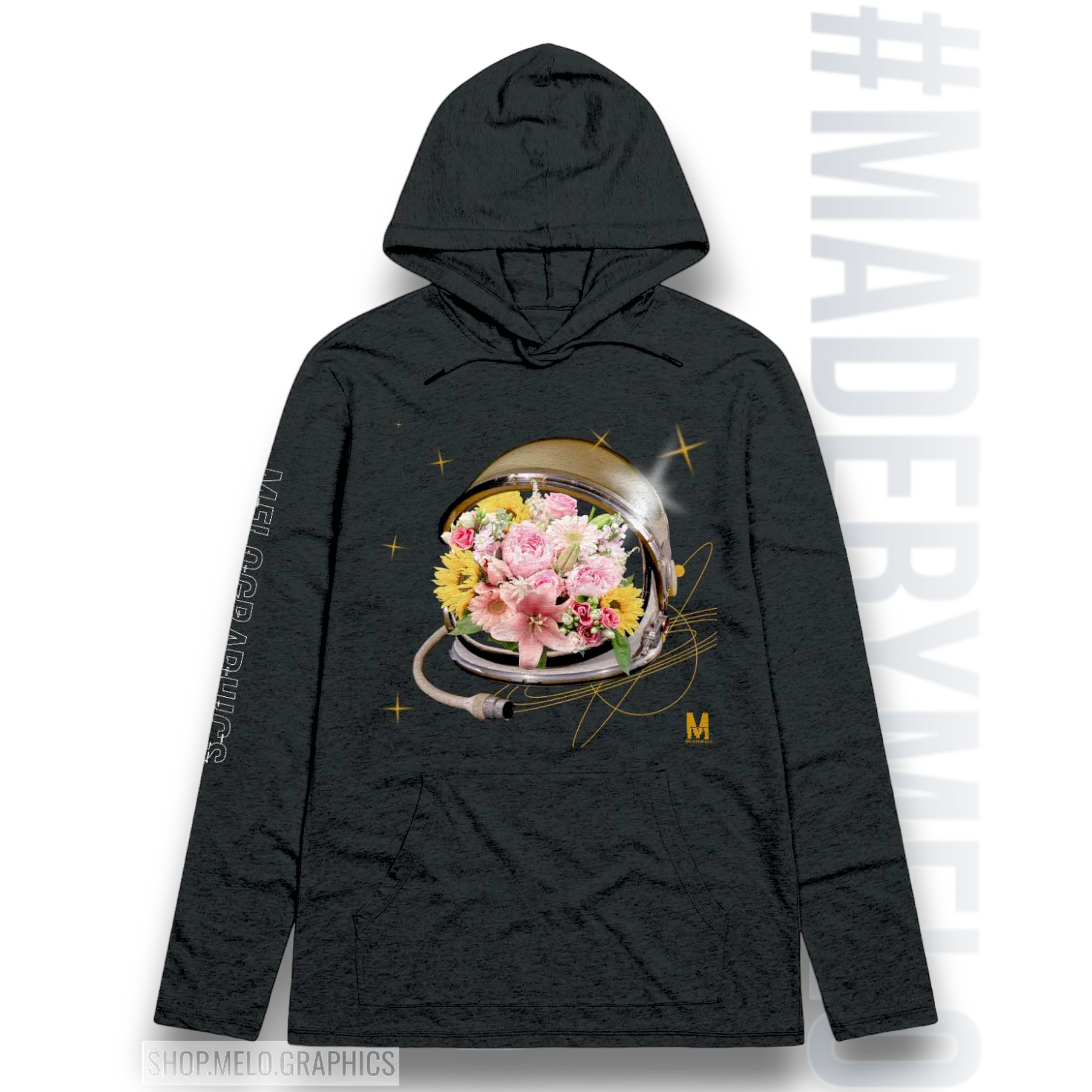 Floral Flyer - Premium Lightweight Hoodie | #MadeByMELO product image (1)