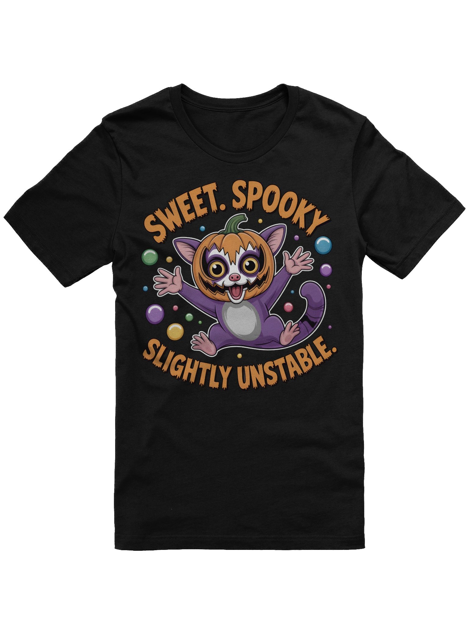 Spooky Lemur Pumpkin Patch T-Shirt product image (1)