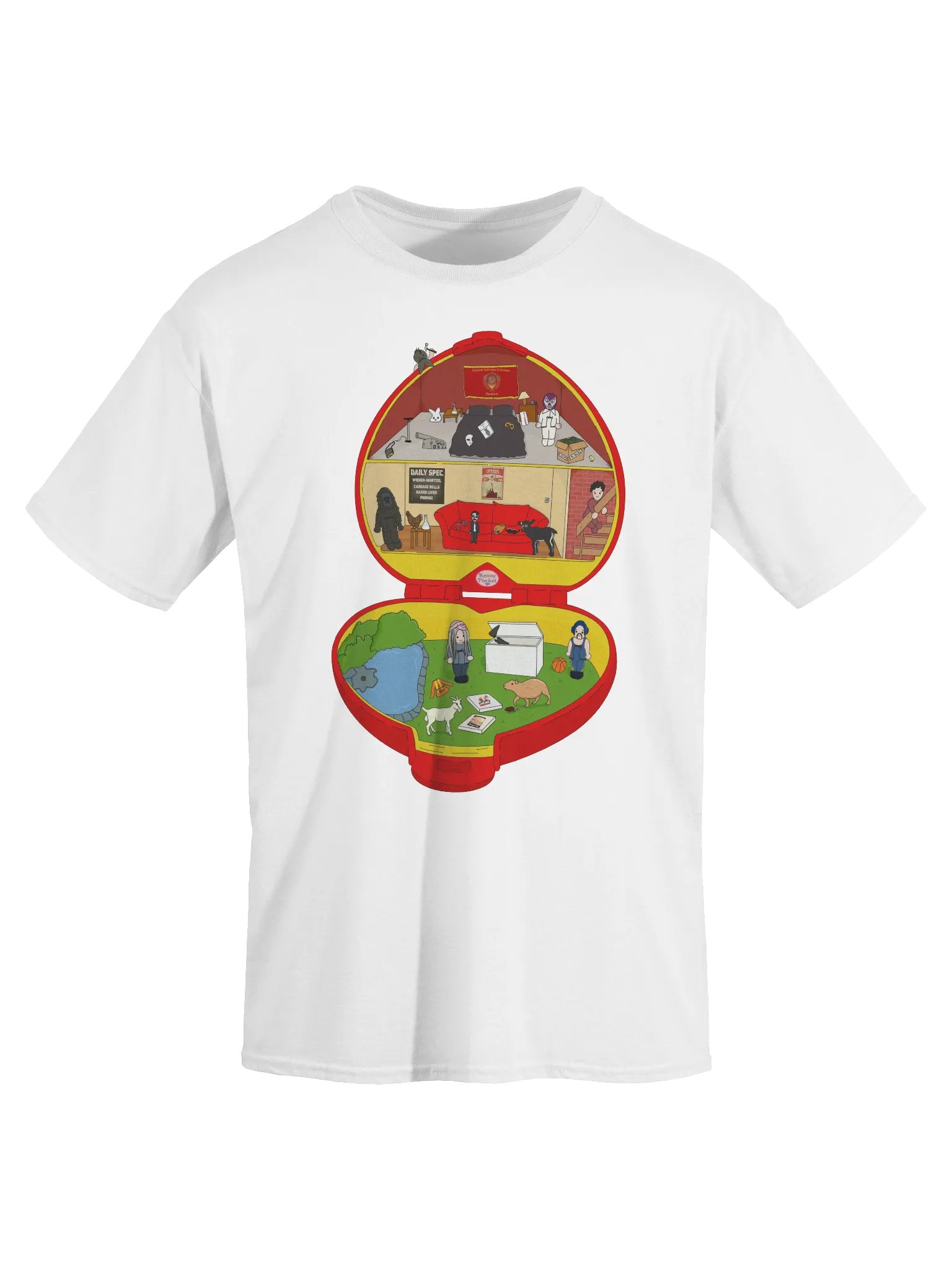 Kenny Pocket T-Shirt (Red & Yellow) product image (2)
