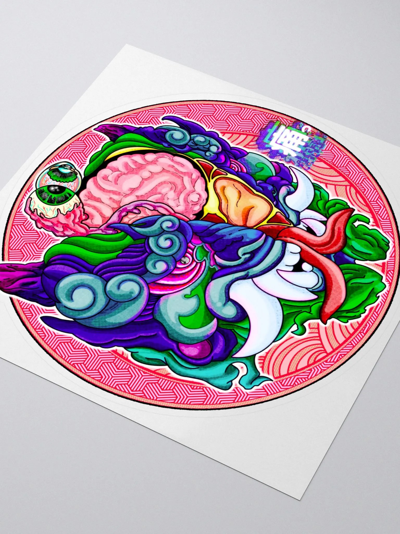 Yokai Migraine: Kiss Cut Sticker product image (3)